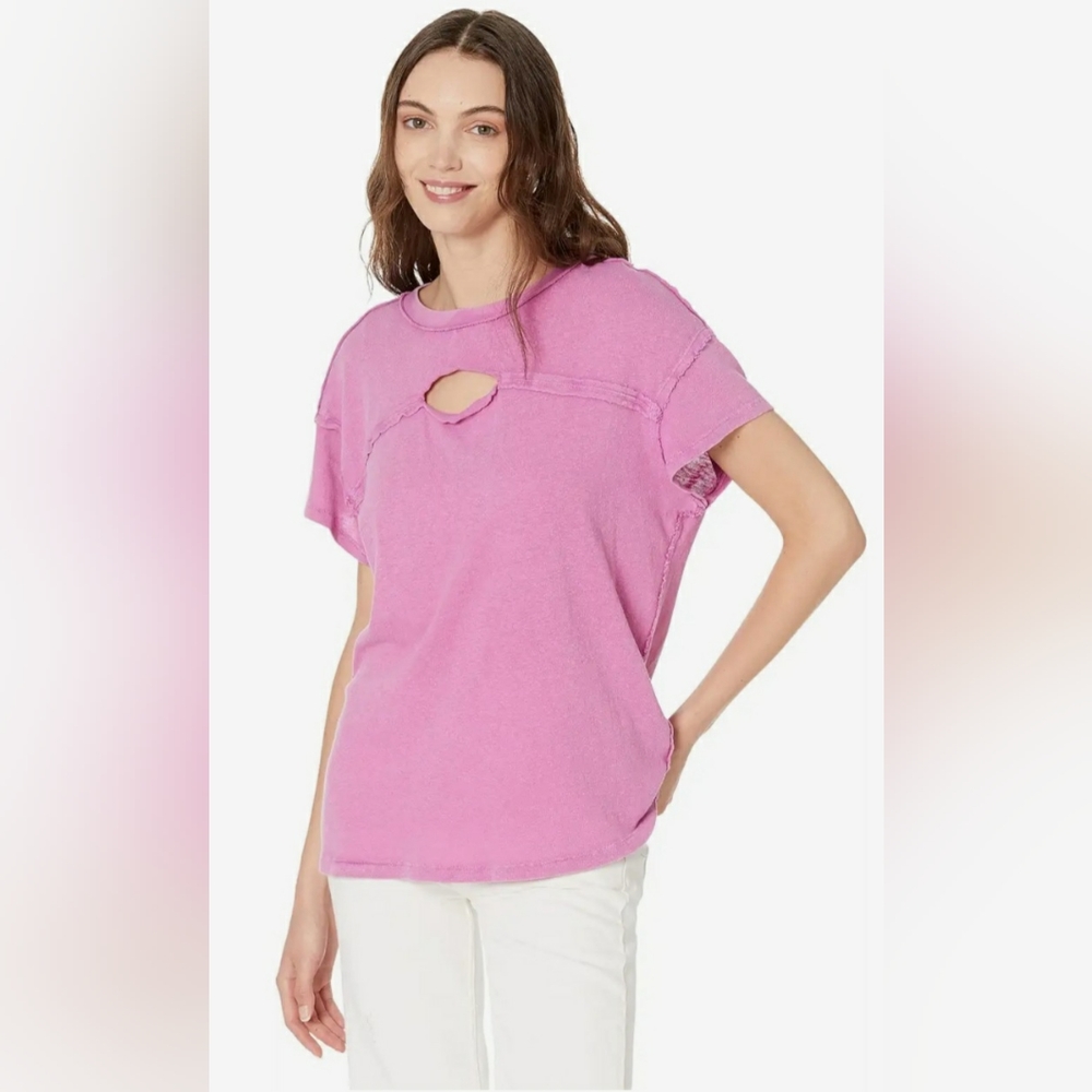 Free People Cut It Out Tee